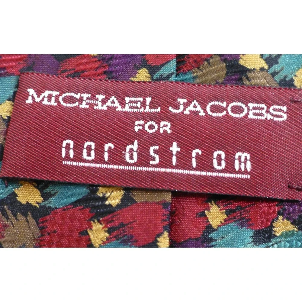 Michael Jacobs For Nordstrom Multicolored Hand Sewn Silk Tie